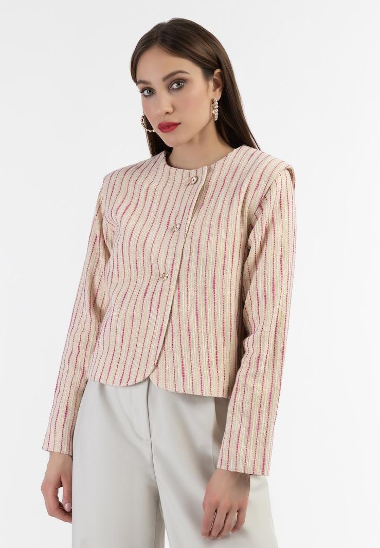 sinned x about you Blazer faina en Rosa Precio ultrabajo