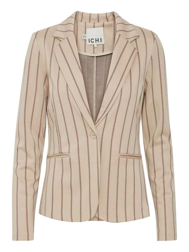 sinned x about you Blazer 'RUTI' ICHI en Beige Oscuro Beige Moteado