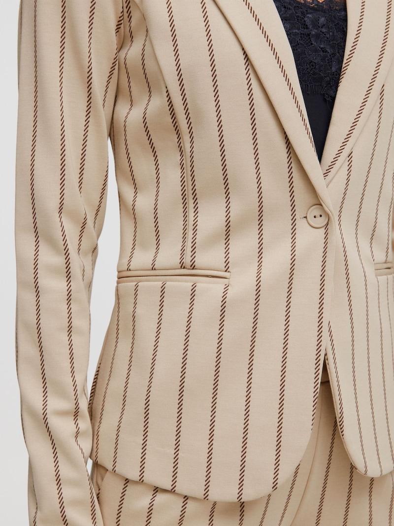 sinned x about you Blazer 'RUTI' ICHI en Beige Oscuro Beige Moteado Rebajas
