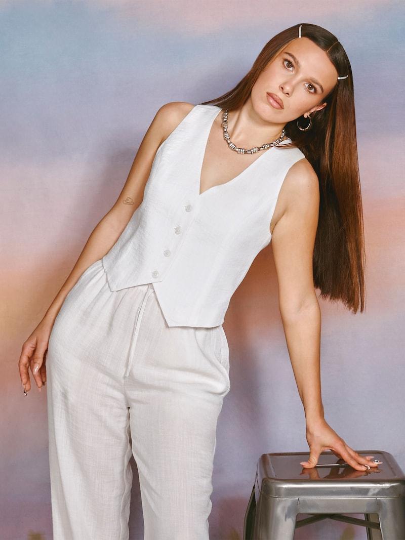 sinned x about you Chaleco para traje 'Calendula' florence by mills exclusive for ABOUT YOU en Offwhite Venta caliente