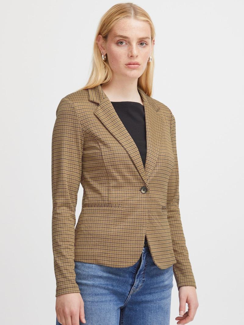 sinned x about you Blazer ICHI en Sepia Marrón Claro En oferta