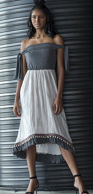 susana escribano Vestido largo veraniego Rebajas top