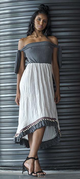 susana escribano Vestido largo veraniego Rebajas top