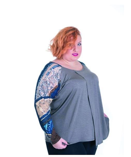 susana escribano Camisetas talla grande en manga larga