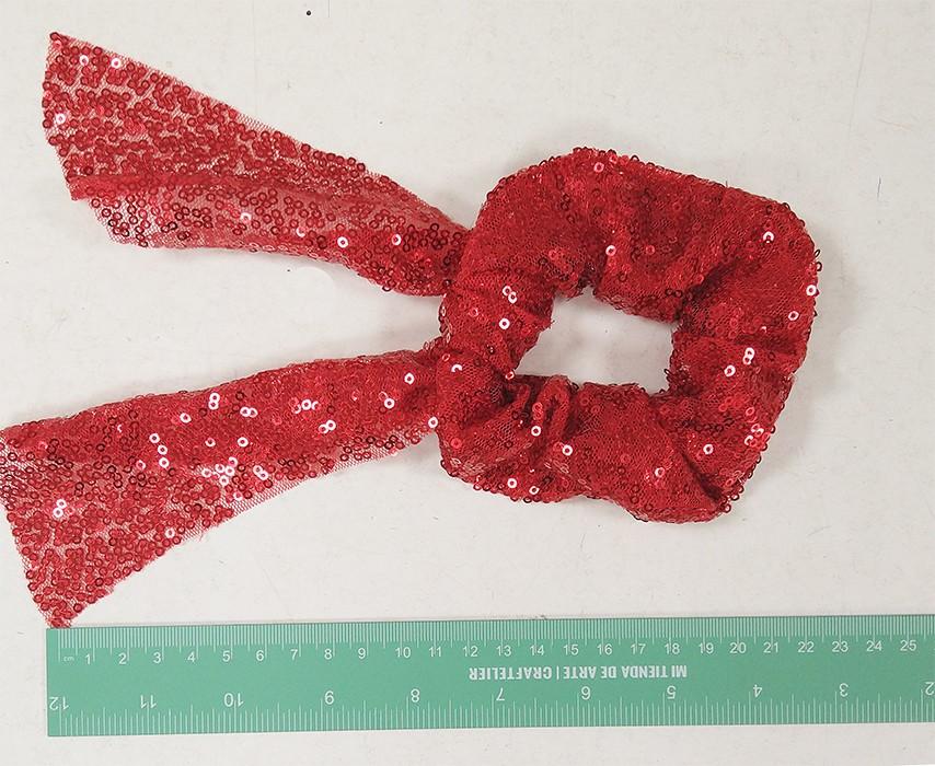 susana escribano Coletero lentejuelas rojo Grandes descuentos