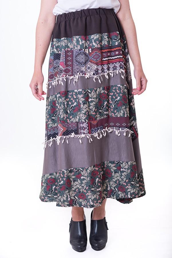 susana escribano Falda estilo boho. Colores