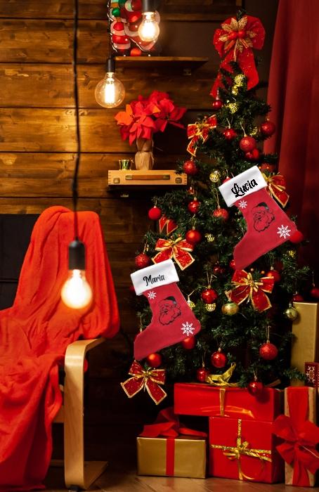 susana escribano Calcetin Papa Noel con nombre Últimos 3 días