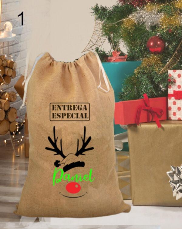 susana escribano Sacos de regalos Papa Noel personalizado con nombre Precio de fábrica