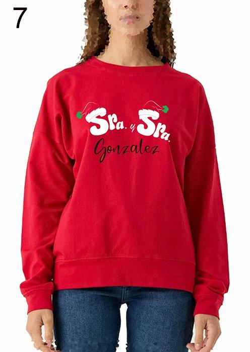 susana escribano Sudadera navideña para mujer hombre niño Personalizada Promoción por tiempo limitado