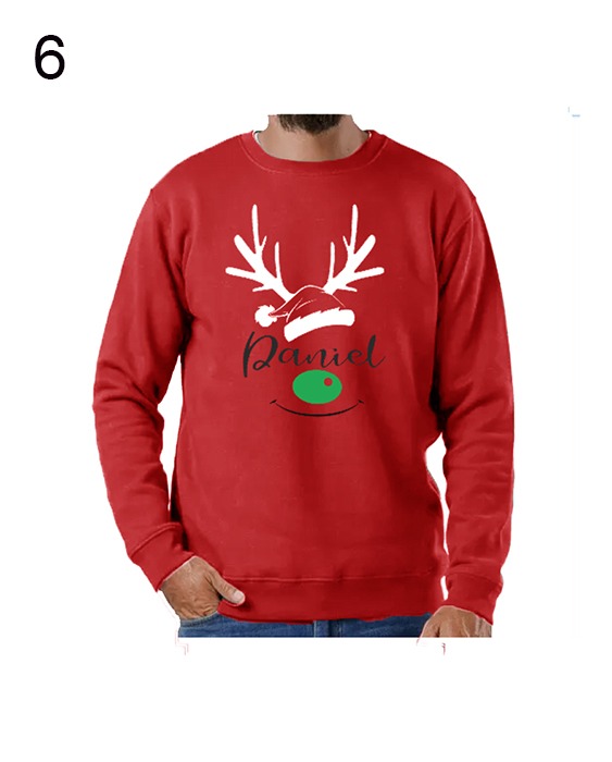 susana escribano Sudadera navideña para mujer hombre niño Personalizada Promoción por tiempo limitado