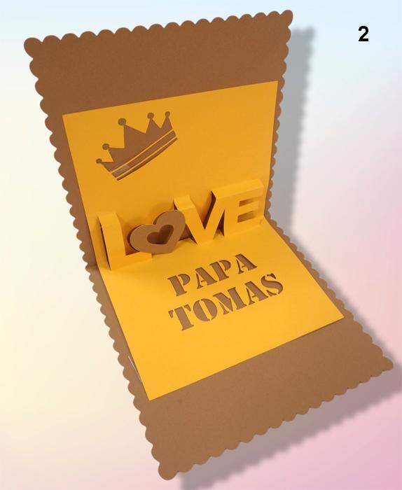 susana escribano Tarjeta de felicitacion especial Dia del Padre. Envio gratis