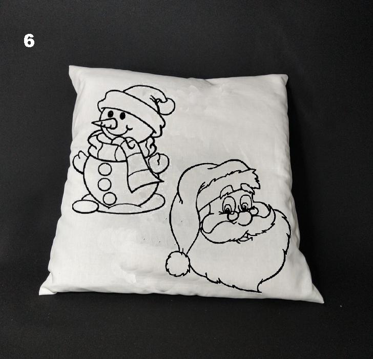 susana escribano Regalo para niños Navidad. Cojin para colorear Ofertas especiales