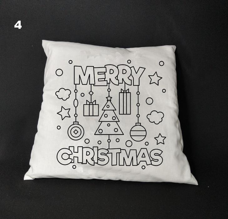 susana escribano Regalo para niños Navidad. Cojin para colorear Ofertas especiales