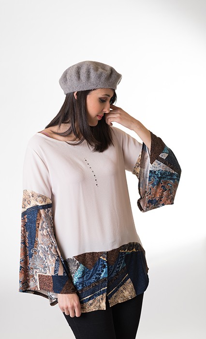susana escribano Camisa sin cuello para mujer Ofertas