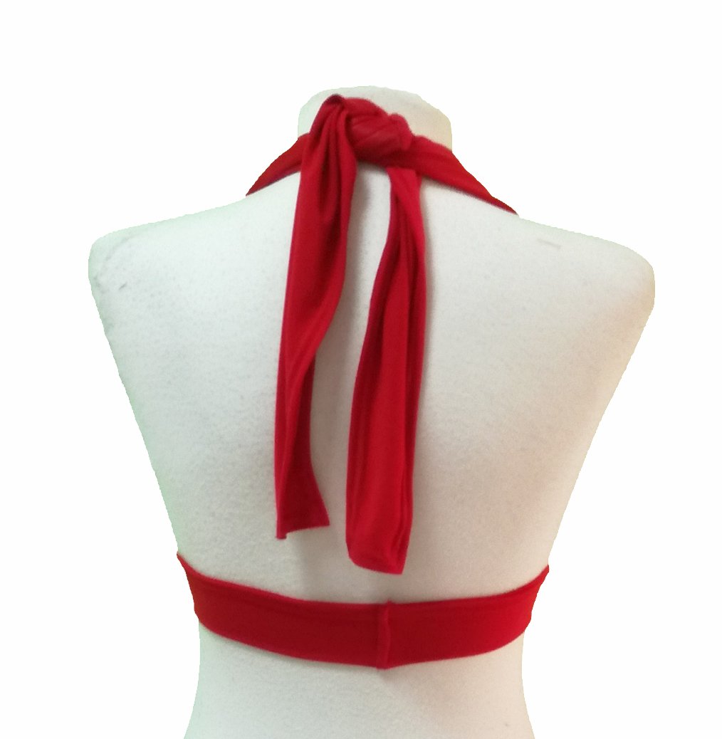 susana escribano Top tipo bikini en color rojo Precio de fábrica