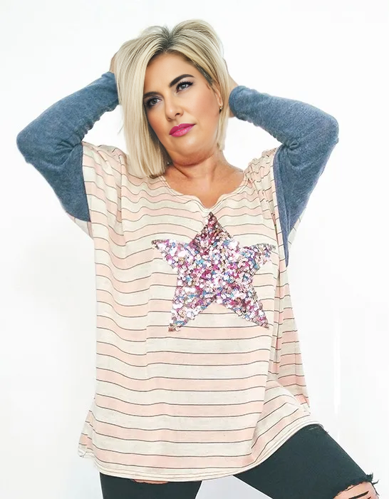 susana escribano Camiseta de manga larga vestir