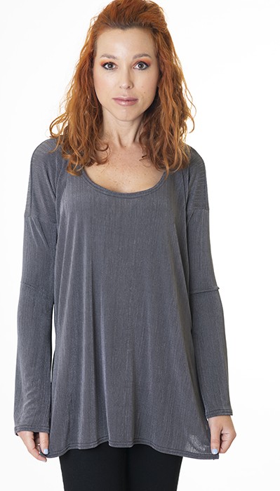 susana escribano Jersey de punto en color gris Tienda de fábrica