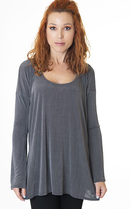 susana escribano Jersey de punto en color gris Tienda de fábrica