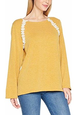 susana escribano Jersey de mujer invierno color amarillo mostaza
