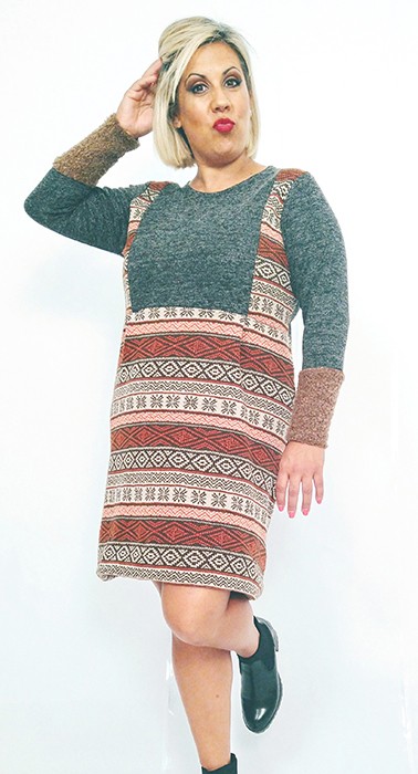 susana escribano Vestido de punto corto Descuento por venta flash