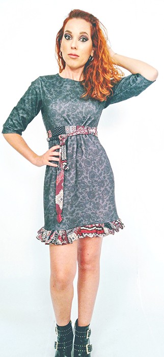 susana escribano Vestido ajustado corto manga francesa Ofertas de temporada