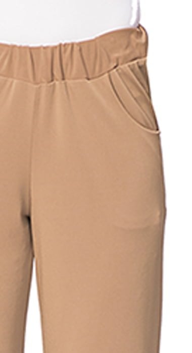 susana escribano Pantalon ancho en color camel ÚLTIMAS EDICIONES