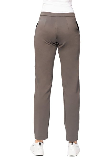 susana escribano Pantalon recto gris oscuro Último día