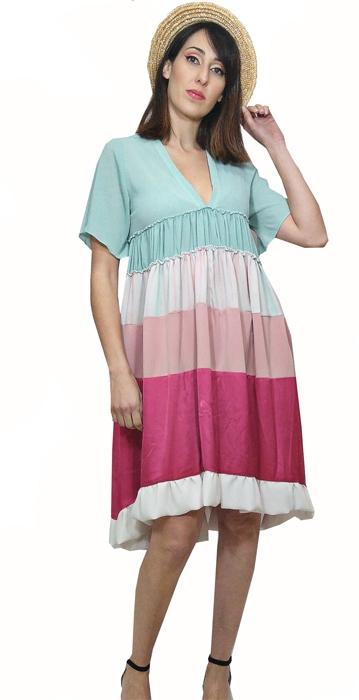 susana escribano Vestido juvenil veraniego. Ofertas de vestidos de fiesta Outlet