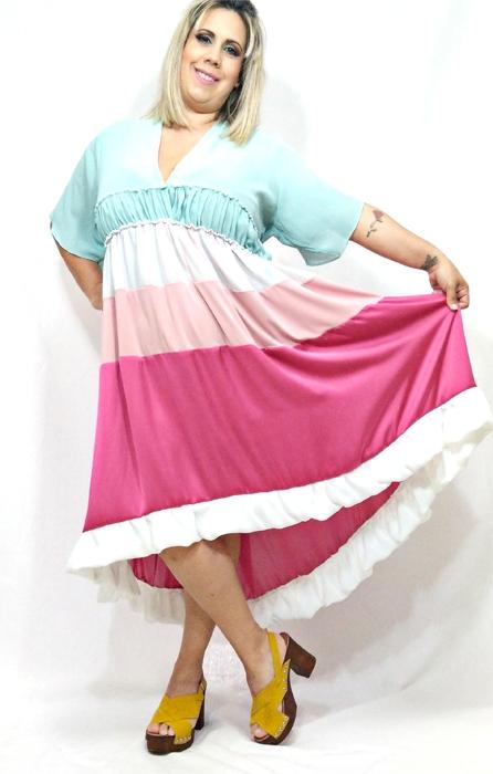 susana escribano Vestido juvenil veraniego. Ofertas de vestidos de fiesta Outlet