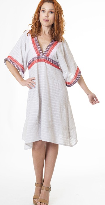 susana escribano Vestido kimono. Manga corta Rebajas de fábrica