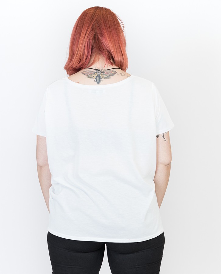 susana escribano Camiseta basica blanca. Manga corta Envío gratis