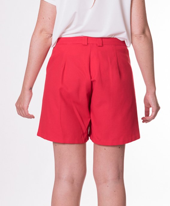 susana escribano La bermudas de mujer en color rojo Solo hoy