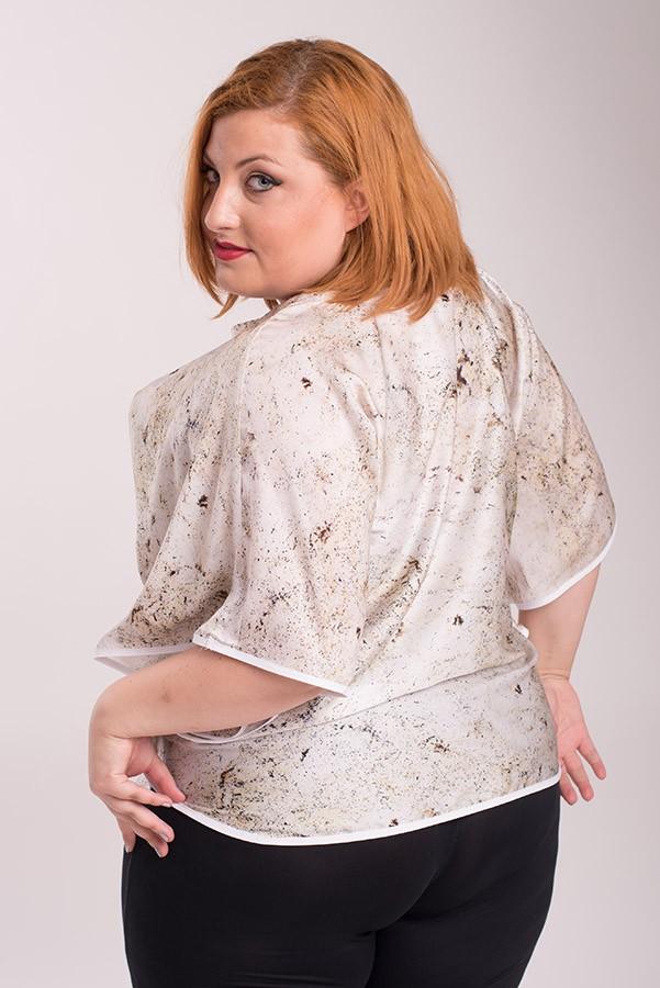 susana escribano Blusa de tisu-raso tipo alas Superdescuento
