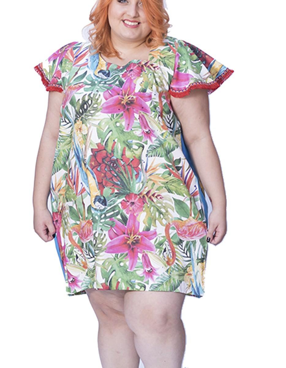susana escribano Vestido de estampado floral Última moda