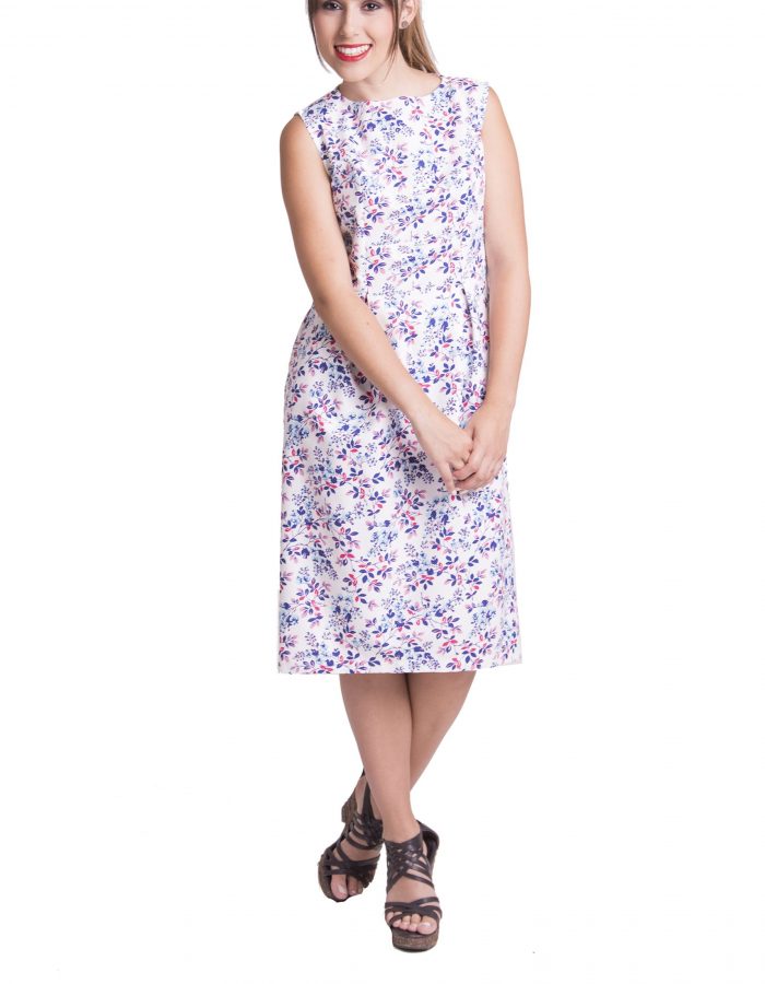 susana escribano Vestido de pique con florecillas