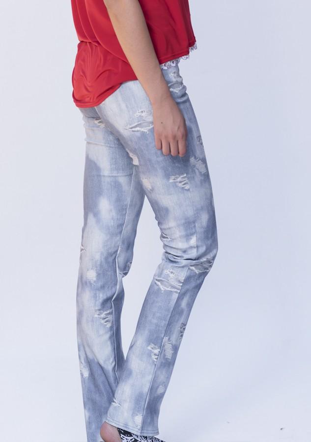 susana escribano Pantalon tejano. Imitacion rasgado Ofertas