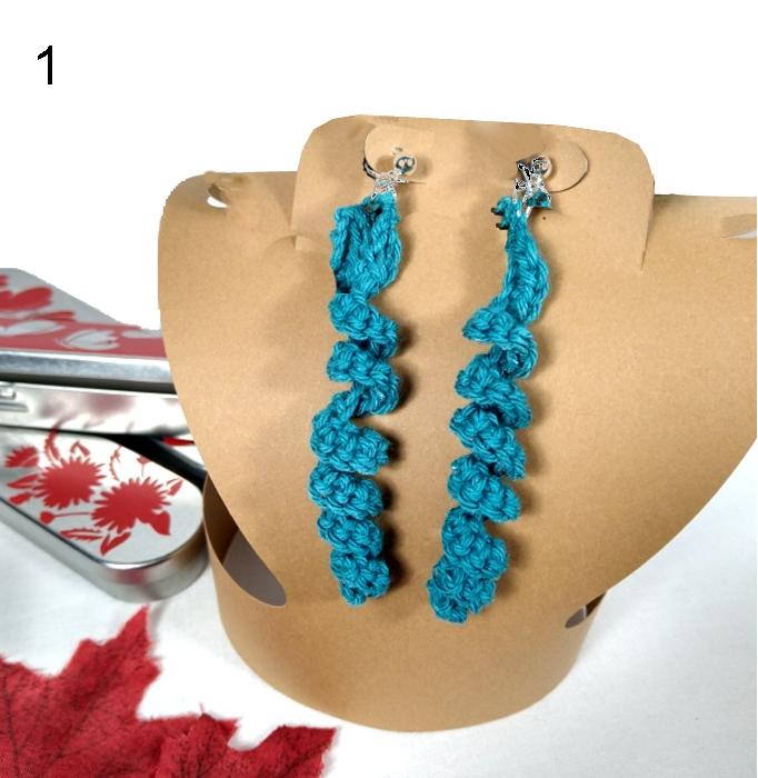 susana escribano Pendientes de crochet Gran oferta