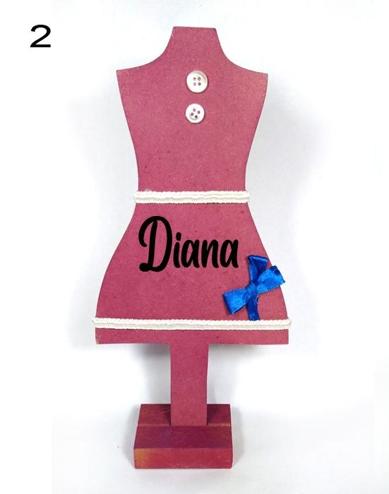 susana escribano Maniqui de madera. Con tu nombre regalo personalizado Tienda