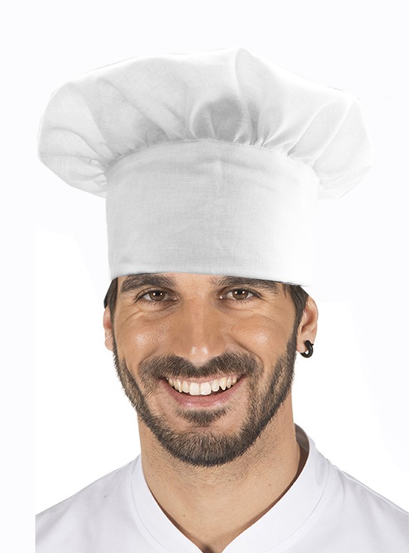 susana escribano Gorro de chef en color blanco de lino. Regalos originales para San Valentin Promoción por tiempo limitado