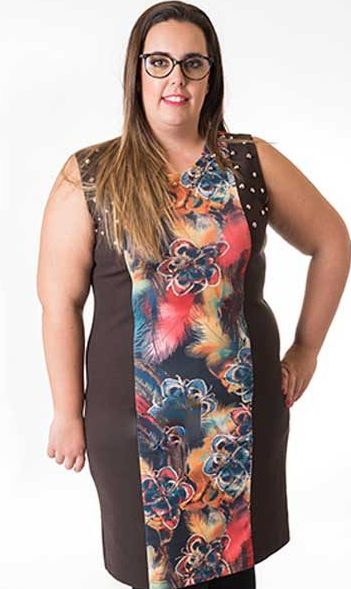 susana escribano Vestidos moda mujer adorno tachuelas Rebajas de fin de temporada
