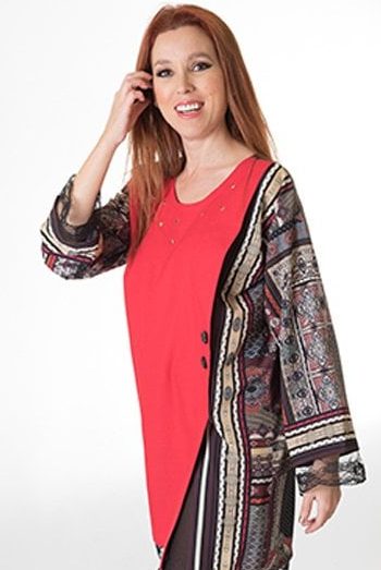 susana escribano Vestido de pique en color rojo Precio ultrabajo