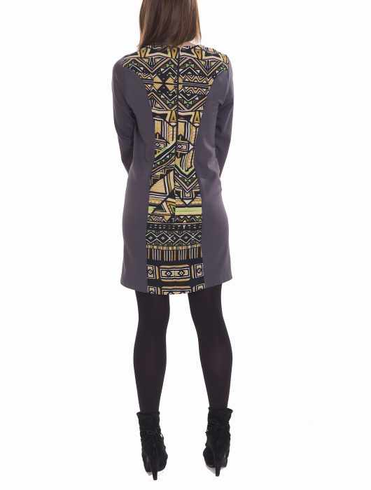 susana escribano Vestido-invierno tonos amarillos Outlet