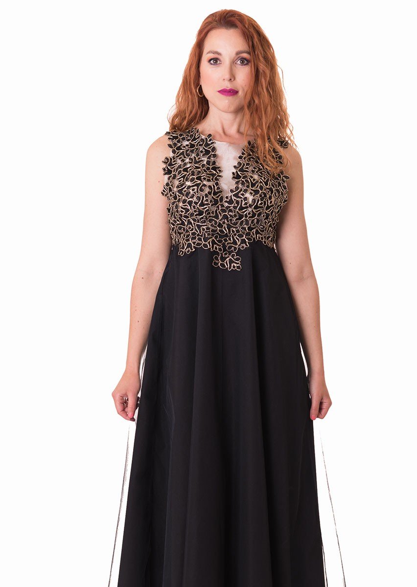 susana escribano Vestidos de fiesta largos y elegantes Venta caliente