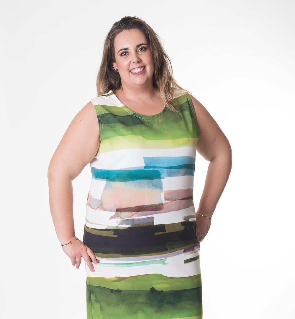 susana escribano Vestido verde agua. Jersey incluido Precio de fábrica