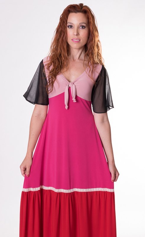 susana escribano Vestido largo de estilo informal