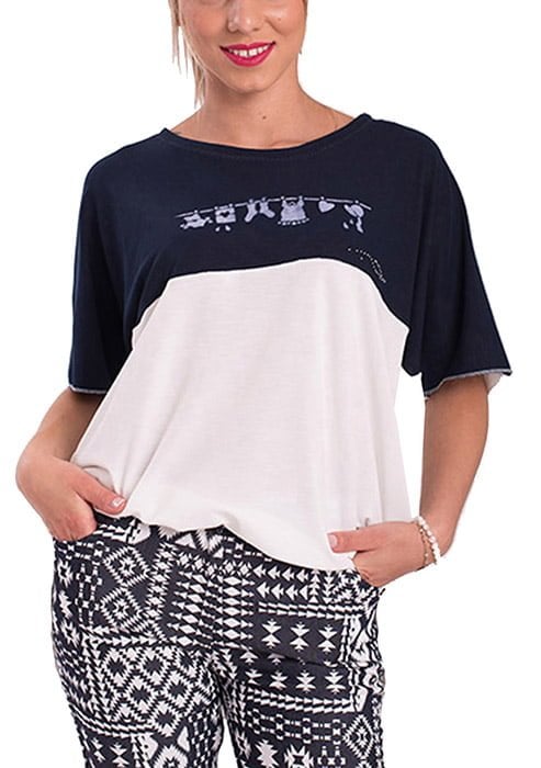 susana escribano Camiseta pieza exclusiva pintada