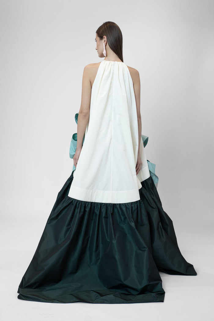 the 2nd skin co. Vestido largo sin mangas con lazos largos Tienda