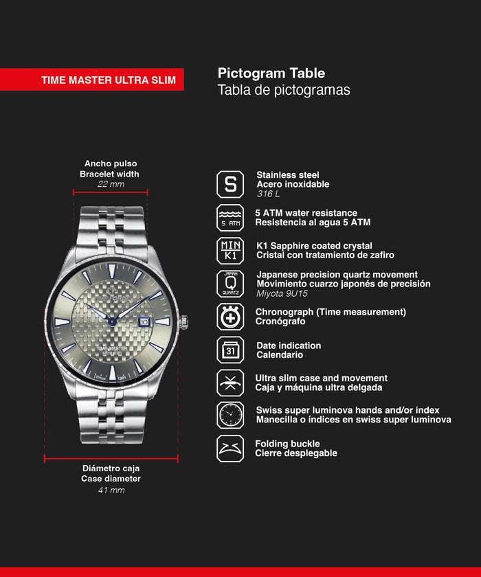 time force Time Master Ultra Slim Liquidación