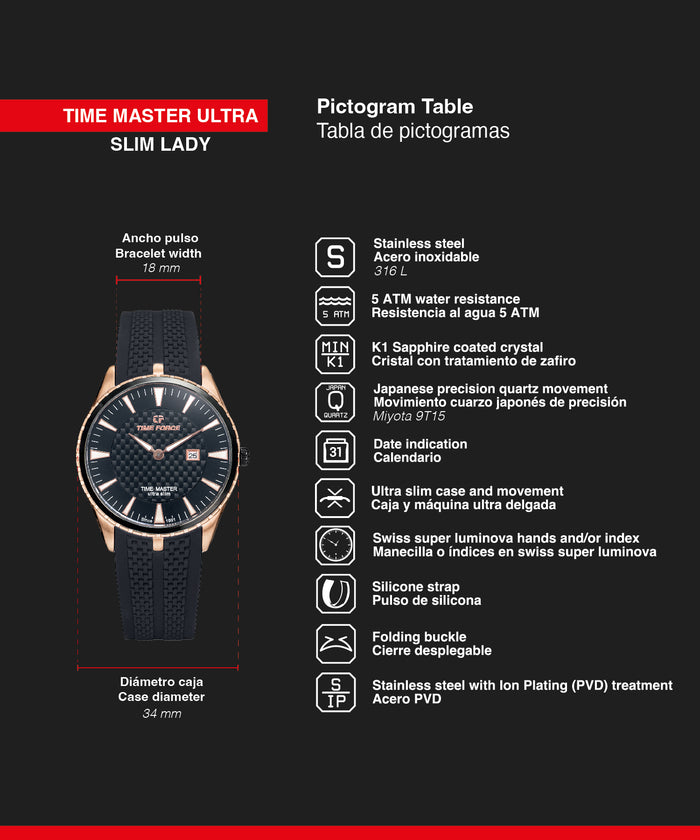 time force Time Master Ultra Slim Lady Oferta exclusiva