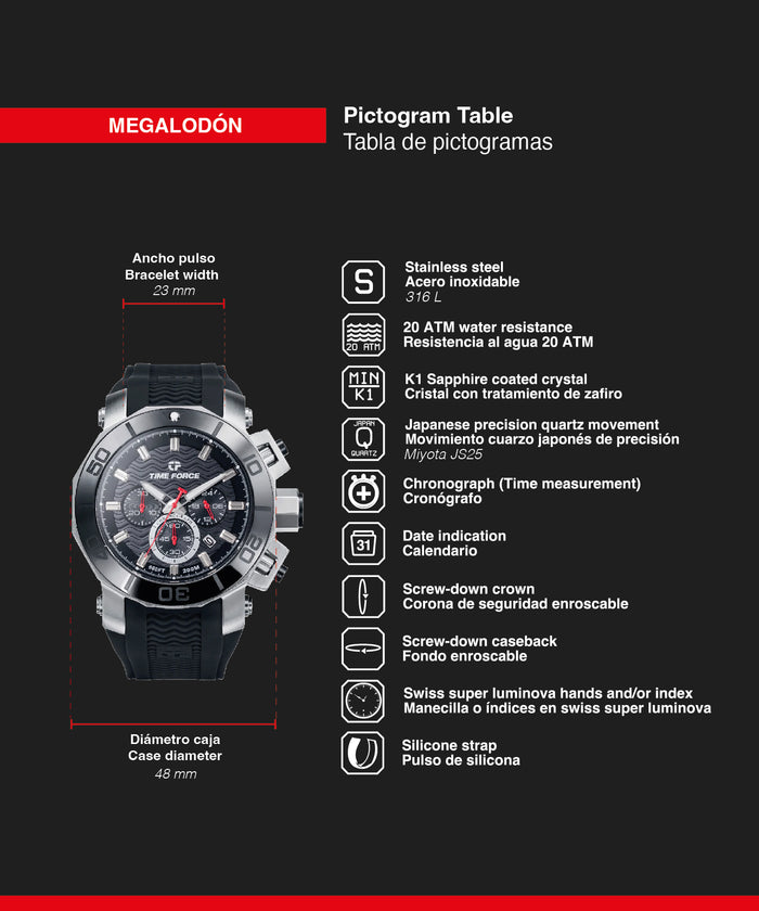 time force Megalodon Liquidación
